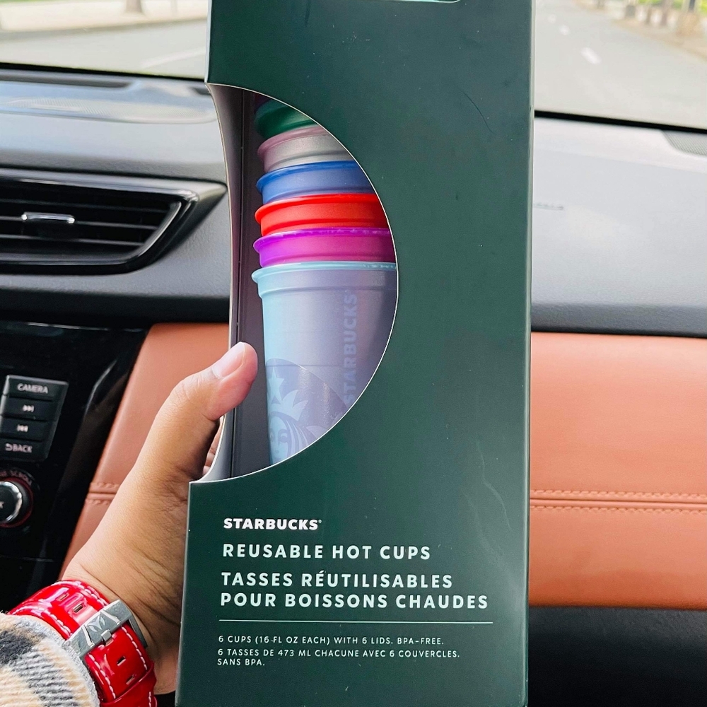 Starbucks opaque hot cups